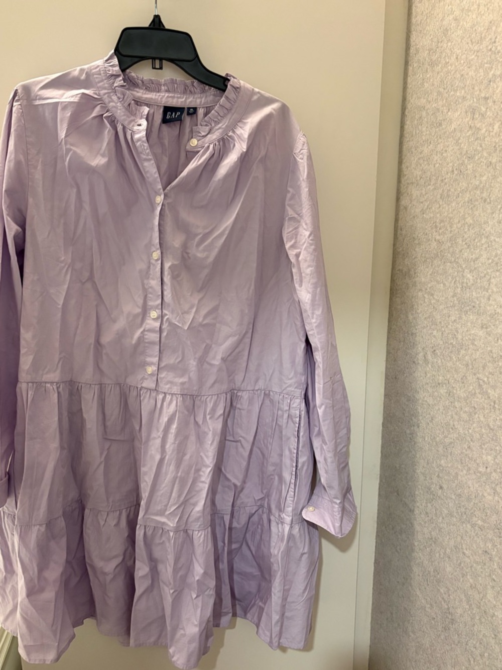 Gap Tiered Mini Shirtdress. Size XL. Like New.